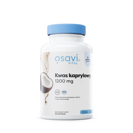 Osavi Kwas kaprylowy 600 mg - 120 kaps.