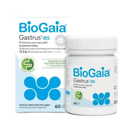 BioGaia Gastrus IBS L. reuteri Gastrus® 60 kaps.