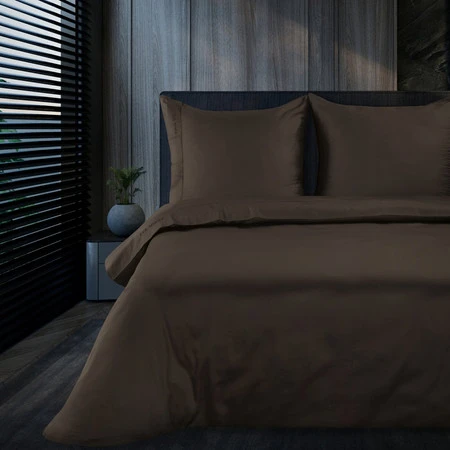 POŚCIEL ELEGANT1G 160 X 200 CM BRĄZOWY