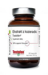 KENAY Ekstrakt z kozieradki Testofen® na wsparcie męskiej witalności i prawidłowego poziomu testosteronu 60 kaps.