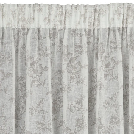 ZASŁONA GOTOWA WIKI NA TAŚMIE 140 X 270 CM BIAŁY