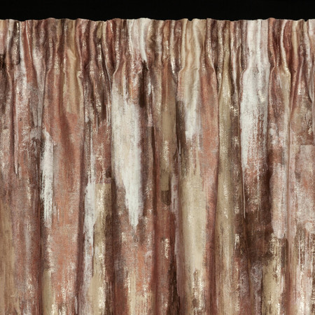 ZASŁONA GOTOWA ELLA NA TAŚMIE 140 X 270 CM CEGLASTY