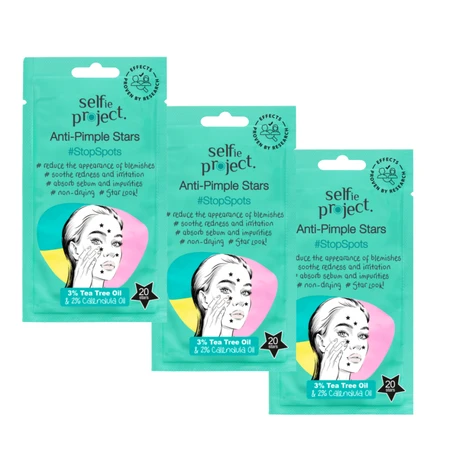 Zestaw 3x Gwiazdki punktowe na niedoskonałości #StopSpots