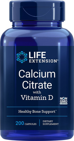 Calcium Citrate with Vitamin D (200 kaps.)