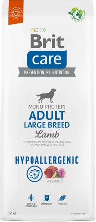 Brit Care Dog Hypoallergenic Adult Large Breed Lamb 12kg