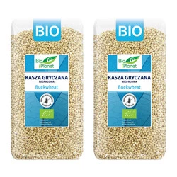 Zestaw 2x BIO PLANET Kasza gryczana niepalona BIO 500g