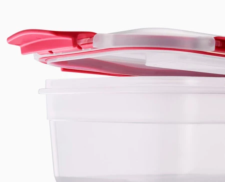 JJ-Zestaw 4 pojemników 1,1l prostokątnych NestLock