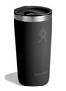 HF-Kubek 12 oz z pokrywą PRESS-IN, czarny