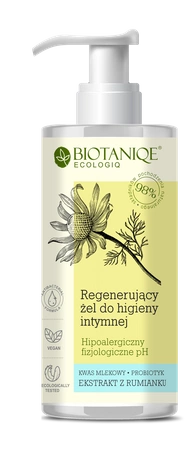 Biotaniqe, ECOLOGIQ,  Regenerujący  Żel do Higieny Intymnej, 300 ml