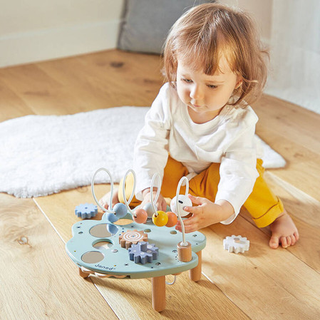 Janod Wielofunkcyjny stolik edukacyjny Liść Sweet Cocoon 18m+