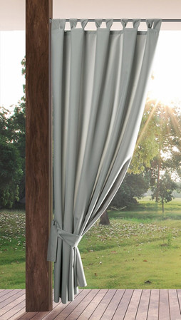 ZASŁONA GOTOWA GARDEN NA SZELKACH 155 X 260 CM SREBRNY