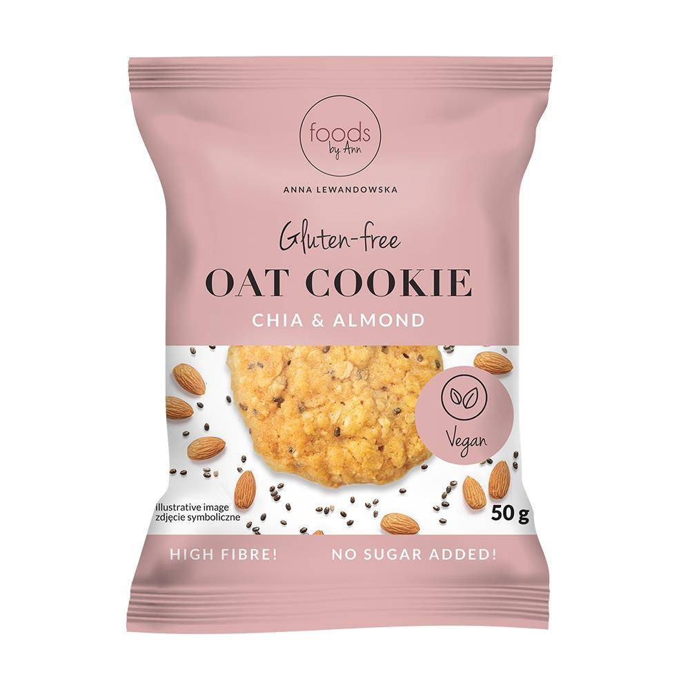 Ciastko owsiane Migdał & Nasiona Chia 50 g