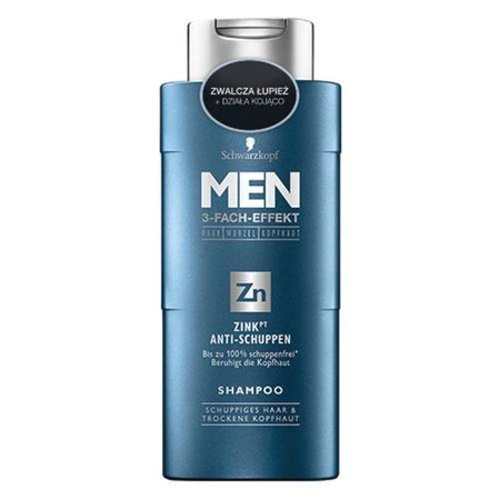 Men Zink Anti-Schuppen Shampoo przeciwłupieżowy szampon do włosów 250ml