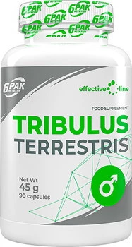 6PAK EL TRIBULUS TERRESTRIS booster testosteronu 90 kaps.