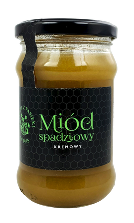 Miód kremowy spadziowy 380g SPECJAŁ Z PASIEKI