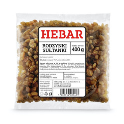 Hebar Rodzynki sułtanki 400 g