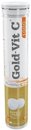 Olimp Labs Gold vit 1000 smak cytryna 20 tabl. 
