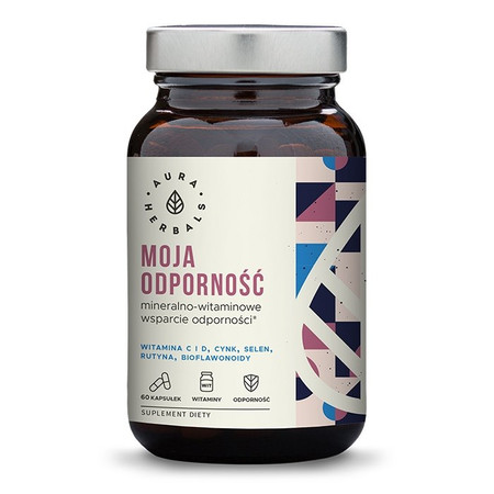 Aura Herbals Moja Odporność Minerały i Witaminy 60 kaps.