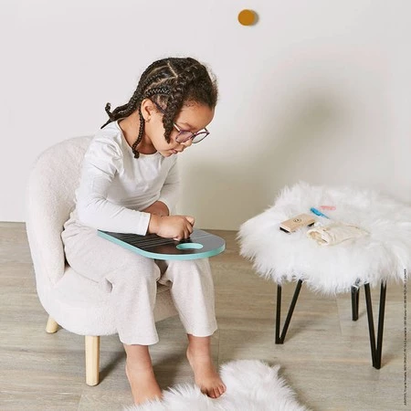 Janod Przenośna dwustronna tablica z akcesoriami 3+