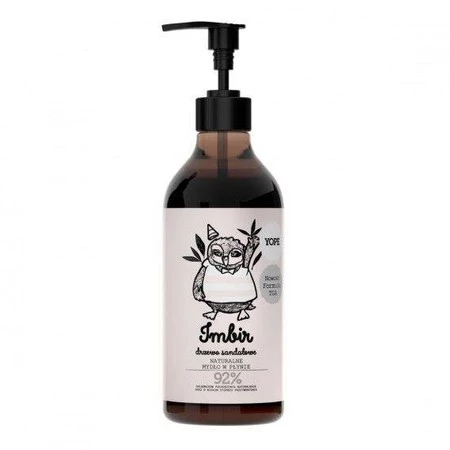 Yope - Imbir & Drzewo sandałowe. Mydło w płynie - 500 ml
