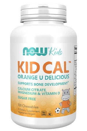 Now - Kid cal witaminy dla dzieci - 100 tab