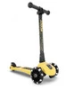 SCOOTANDRIDE Highwaykick 3 LED Hulajnoga składana ze świecącymi kółkami 3+ Lemon