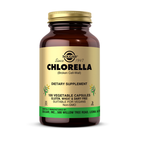 Solgar Chlorella 520 mg wspomaga trawienie 100 kaps. vege