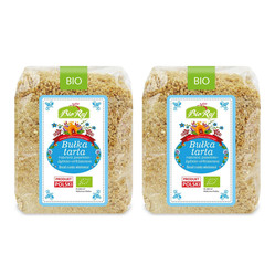 Zestaw: 2x BUŁKA TARTA RAZOWA BIO 250 g - BIO RAJ