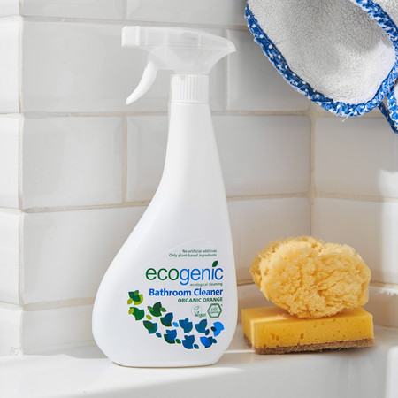 Ecogenic, Spray do czyszczenia powierzchni łazienkowych, Pomarańcza, 500 ml