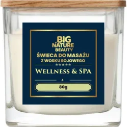 Big Nature Świeca sojowa do masażu WELLNESS i SPA 80g