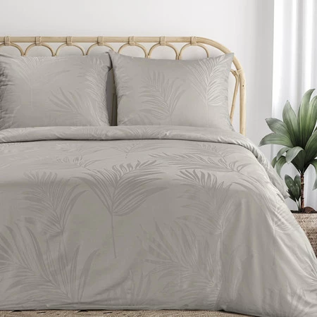 KOMPLET POŚCIELI ŻAK 160 X 200 CM SZAROBEŻOWY