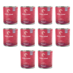 Zestaw 10x HERRMANN'S Selection Sensitive Dog Schaf - baranina z cukinią (800g)