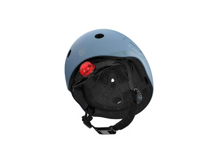 SCOOTANDRIDE Kask S-M dla dzieci 3+ Steel