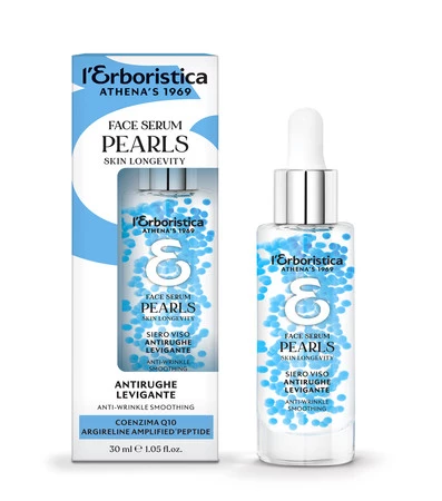 L'Erboristica - Perły Długowieczności skóry Serum do twarzy koenzym Q10 + Argireline Amplified 30 ml