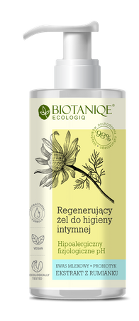 Biotaniqe, ECOLOGIQ,  Regenerujący  Żel do Higieny Intymnej, 300 ml