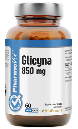 Pharmovit Glicyna aminokwasy 850 mg 60 kaps.