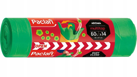 Paclan Worki Multitop zapachowe 60L 14 sztuk