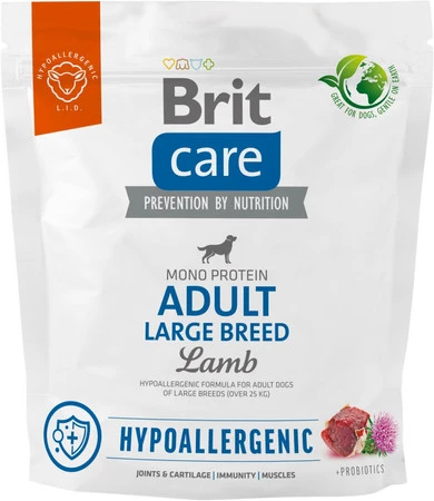 Brit Care Dog Hypoallergenic Adult Large Breed Lamb 1kg
