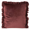 POSZEWKA VELVET 25 45 X 45 CM CZERWONY