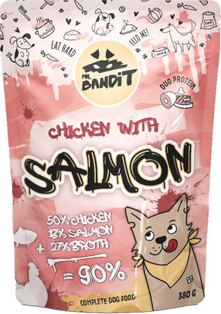 MR.BANDIT Chicken SALMON Kurczak Łosoś 380g