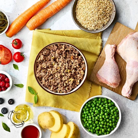 NATURO Adult Dog Light Kurczak Ryż Warzywa tacka 400g