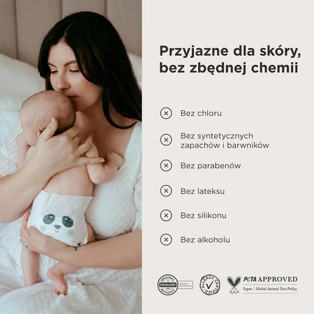 Kit & Kin, Pieluszki Jednorazowe 6 Junior (15 kg+), Piesek/Pingwinek, 24 szt.