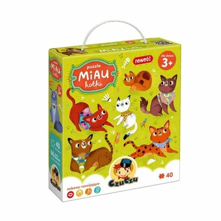 CzuCzu Puzzle 40el Miau Kotki