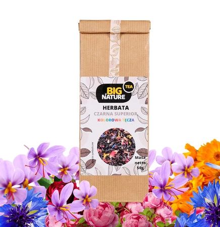 Herbata czarna EARL GREY KOLOROWA TĘCZA 50g