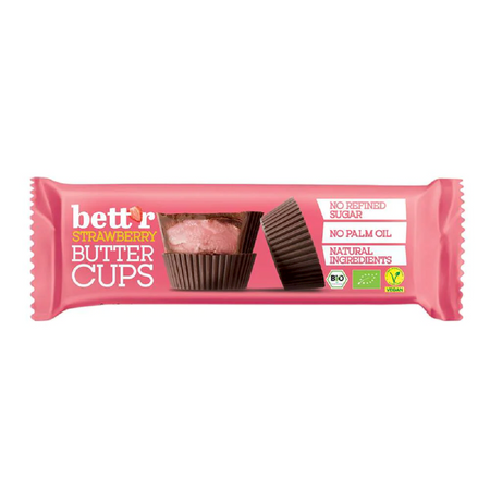BETT'R PRALINY Z KREMEM TRUSKAWKOWYM BIO (3 x 13 g) 39 g