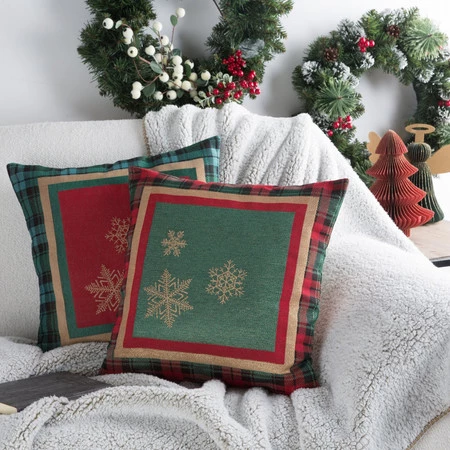 Poszewka gobelinowy rozm.: 45 x 45 cm, kolor: zielony