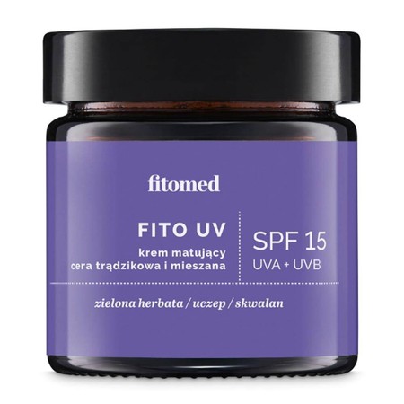  Fitomed − Fito UV SPF 15, krem matujący do cery trądzikowej i mieszanej − 55 g