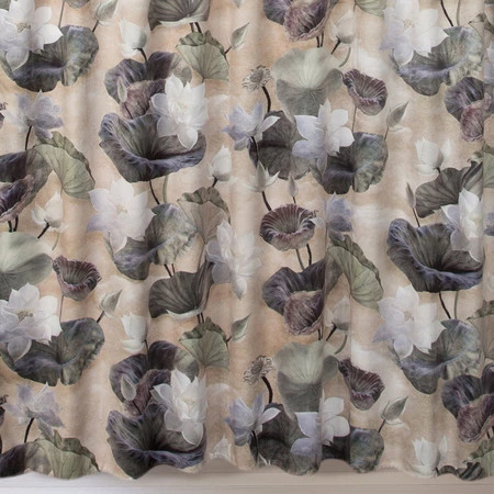 ZASŁONA GOTOWA LOTOS NA TAŚMIE 140 X 270 CM BEŻOWY