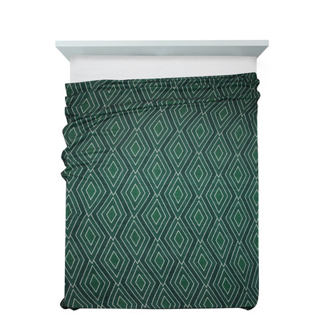KOC D91 GEO 02 150 X 200 CM ZIELONY