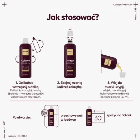 Eatyx Labs Kolagen 200 000 mg z Witaminą C i Biotyną 1000 ml